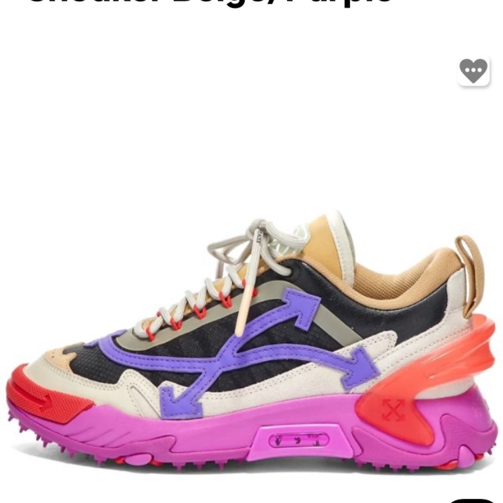 Off-White ODSY 2000 Beige/purple NO BOX or BAG! Worn just a few times